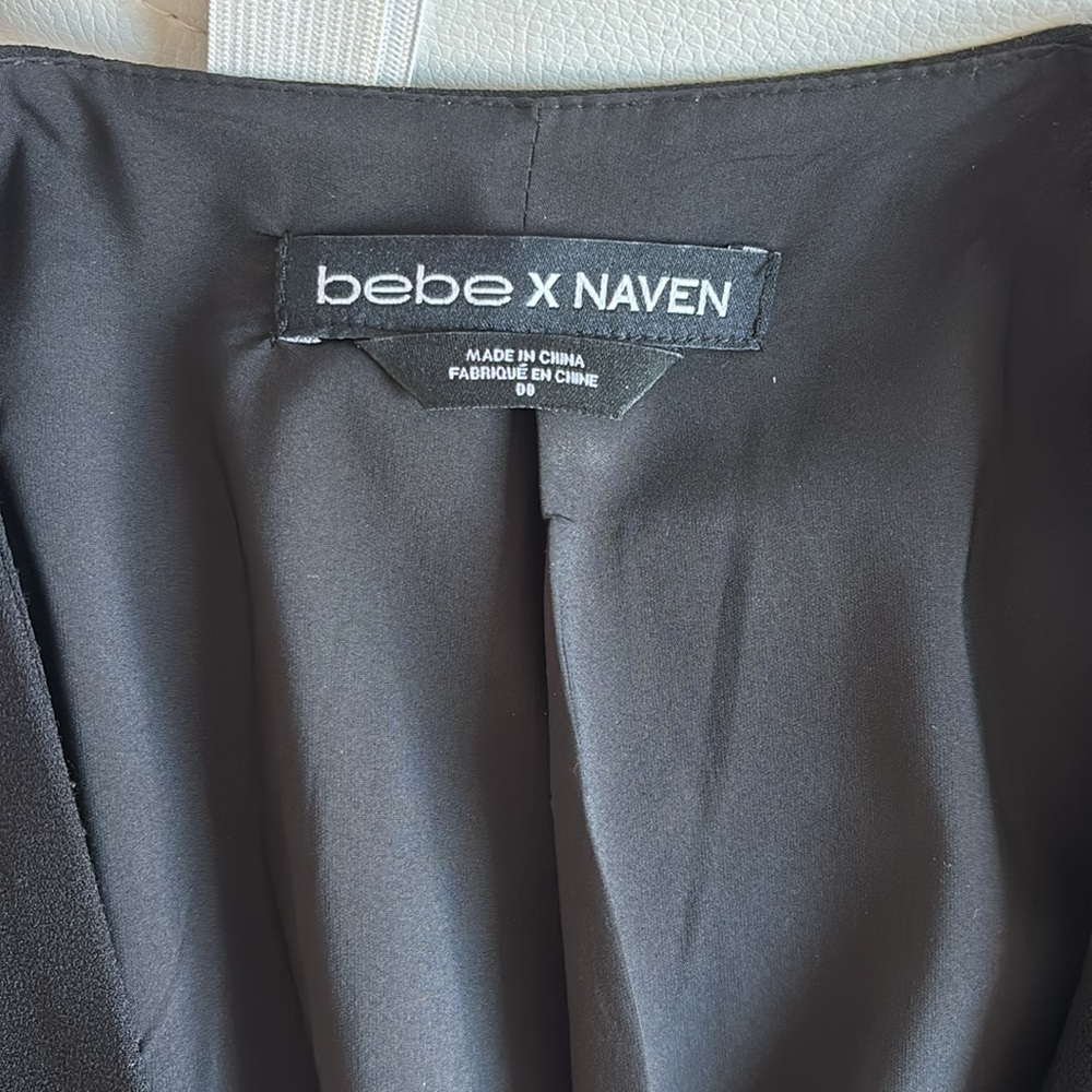 Bebe x Naven Elegant Black Women's Blazer 00 - Picture 4 of 5